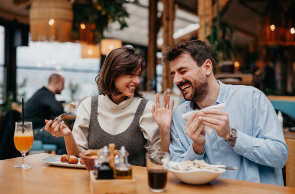 Colorful QR menu design displayed on multiple devices